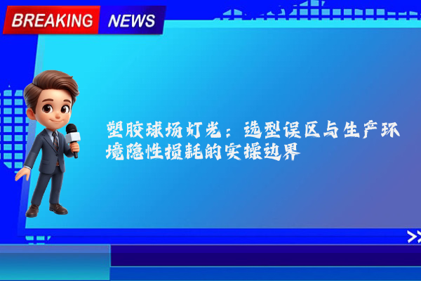 塑胶球场灯光：选型误区与生产环境隐性损耗的实操边界