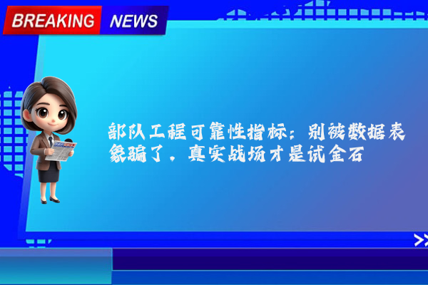 部队工程可靠性指标：别被数据表象骗了，真实战场才是试金石