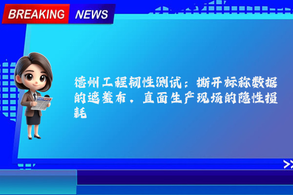 德州工程韧性测试：撕开标称数据的遮羞布，直面生产现场的隐性损耗